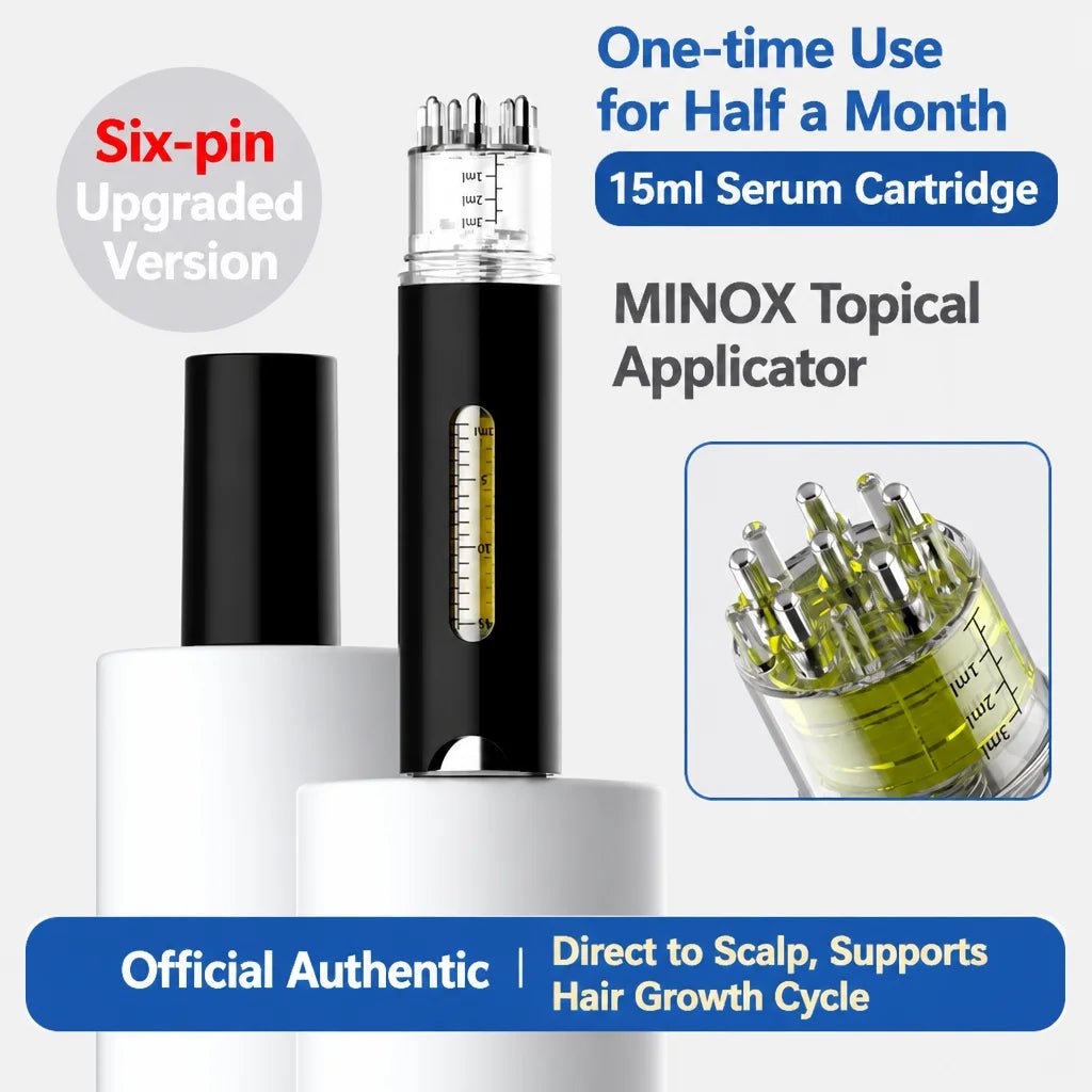 15ml Leakproof Minoxidil Scalp Applicator Roller – Portable Hair Root Massage Comb for Hair Growth Serum & Nutrient Oil - sensationmarketsensationmarket14:19315ml Leakproof Minoxidil Scalp Applicator Roller – Portable Hair Root Massage Comb for Hair Growth Serum & Nutrient Oilblack