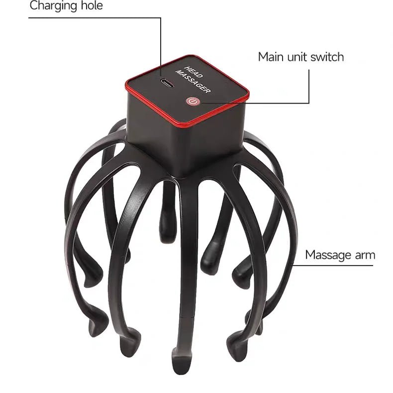 2026 Ultra Scalp Massager – 8-Frequency Vibrating Contacts, 3 Modes & 360° Coverage | Rechargeable Portable Head Massage Device - sensationmarketsensationmarket14:200003699#black-upgraded2026 Ultra Scalp Massager – 8-Frequency Vibrating Contacts, 3 Modes & 360° Coverage | Rechargeable Portable Head Massage Deviceblack-upgraded