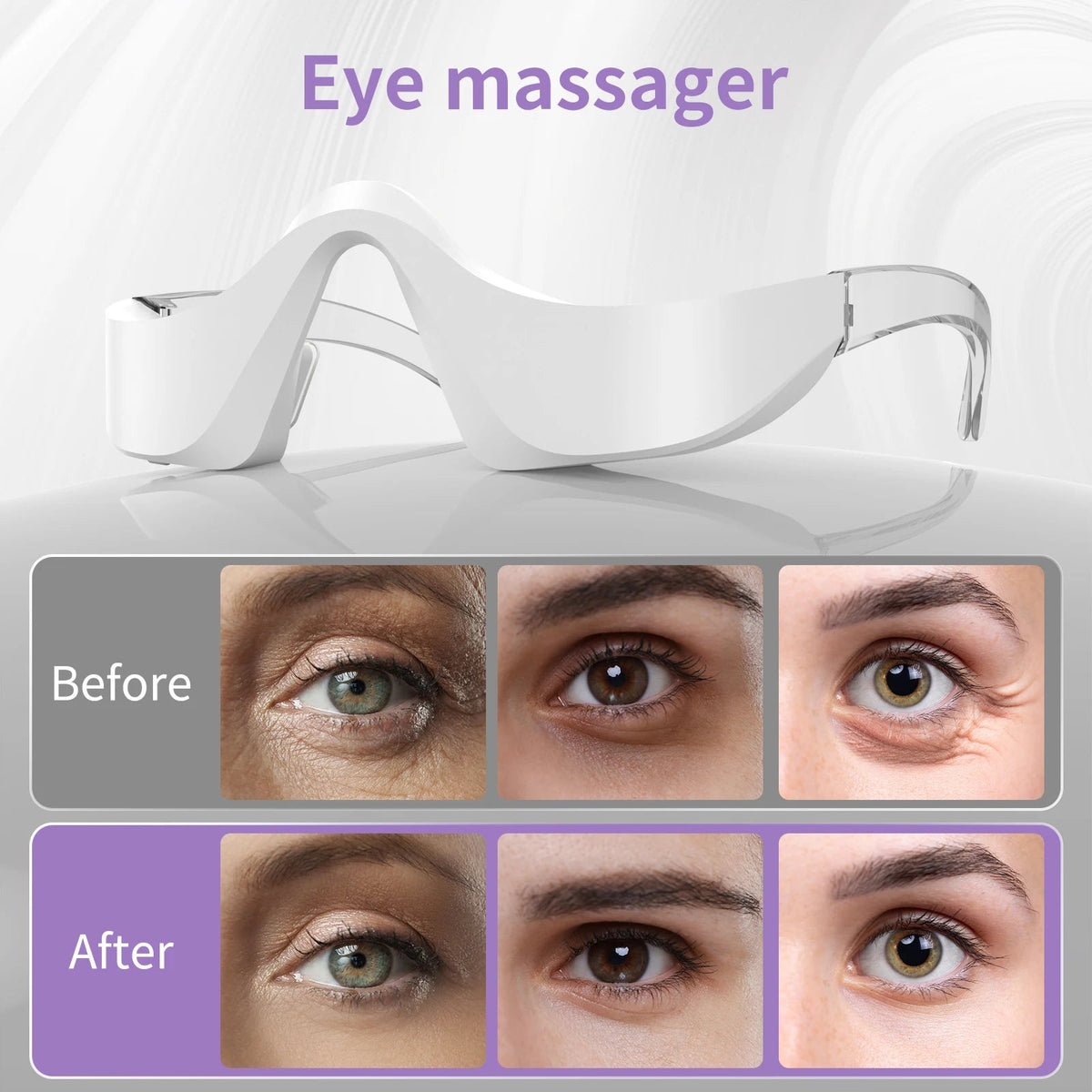 3-in-1 Eye Beauty Massager – EMS, Vibration & LED Light Therapy for Eye Fatigue Relief, Dark Circles & Anti-Aging Eye Care at Home - sensationmarketsensationmarket14:200002130;400079803:233130635593-in-1 Eye Beauty Massager – EMS, Vibration & LED Light Therapy for Eye Fatigue Relief, Dark Circles & Anti-Aging Eye Care at HomeUSB Type-CIvory
