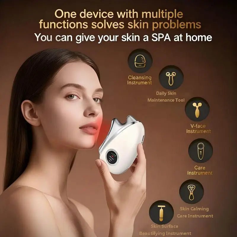 3-in-1 LED Facial Massager Contour Wand – Microcurrent Face & Neck Skin Care Device for Double Chin, Puffiness & Contouring - sensationmarketsensationmarket14:29;400079803:233130635593-in-1 LED Facial Massager Contour Wand – Microcurrent Face & Neck Skin Care Device for Double Chin, Puffiness & ContouringUSB Type-CWHITE