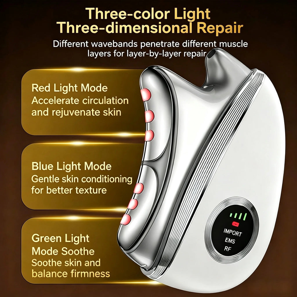 3-in-1 LED Facial Massager Contour Wand – Microcurrent Face & Neck Skin Care Device for Double Chin, Puffiness & Contouring - sensationmarketsensationmarket14:29;400079803:233130635593-in-1 LED Facial Massager Contour Wand – Microcurrent Face & Neck Skin Care Device for Double Chin, Puffiness & ContouringUSB Type-CWHITE