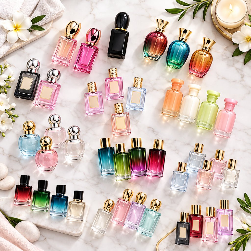 30-Piece Glass Perfume Bottles 30ml – Refillable Travel Atomizer Spray Containers - sensationmarketsensationmarket10:124#mixed;14:200003699#930-Piece Glass Perfume Bottles 30ml – Refillable Travel Atomizer Spray Containersmixed9