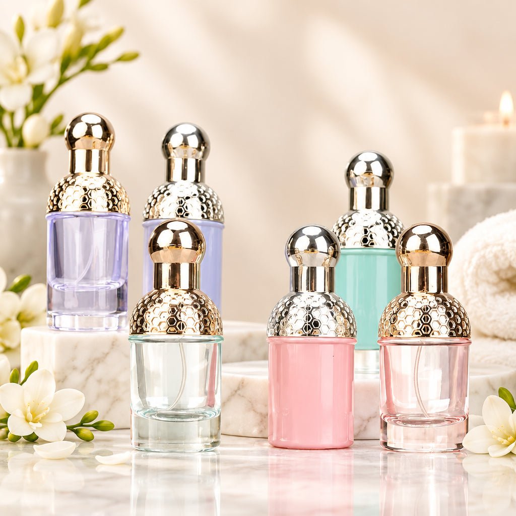 30-Piece Glass Perfume Bottles 30ml – Refillable Travel Atomizer Spray Containers - sensationmarketsensationmarket10:124#mixed;14:200006156#630-Piece Glass Perfume Bottles 30ml – Refillable Travel Atomizer Spray Containersmixed6