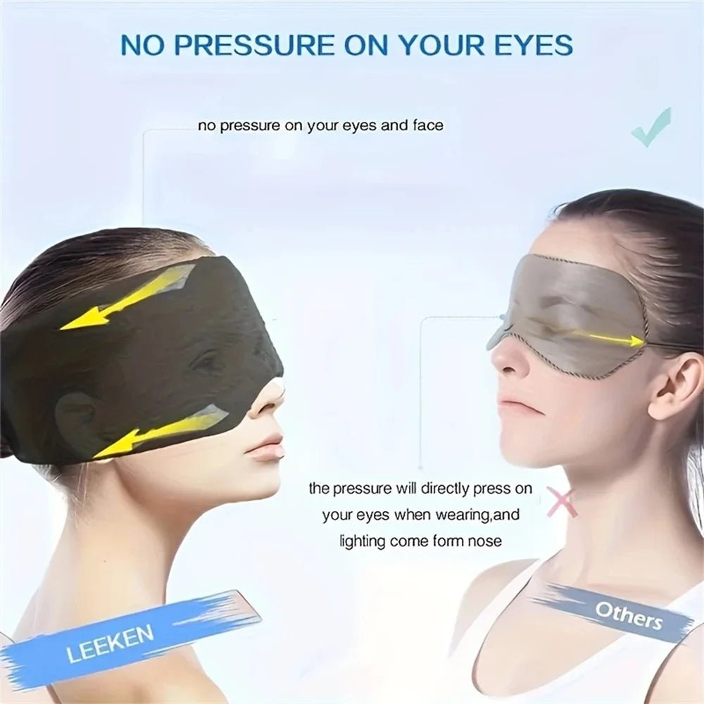 3D Blackout Sleep Mask – Soft Breathable Zero-Pressure Eye Cover with Adjustable Strap | Portable Travel & Health Sleep Aid - sensationmarketsensationmarket14:200003699#1pc3D Blackout Sleep Mask – Soft Breathable Zero-Pressure Eye Cover with Adjustable Strap | Portable Travel & Health Sleep Aid1pc