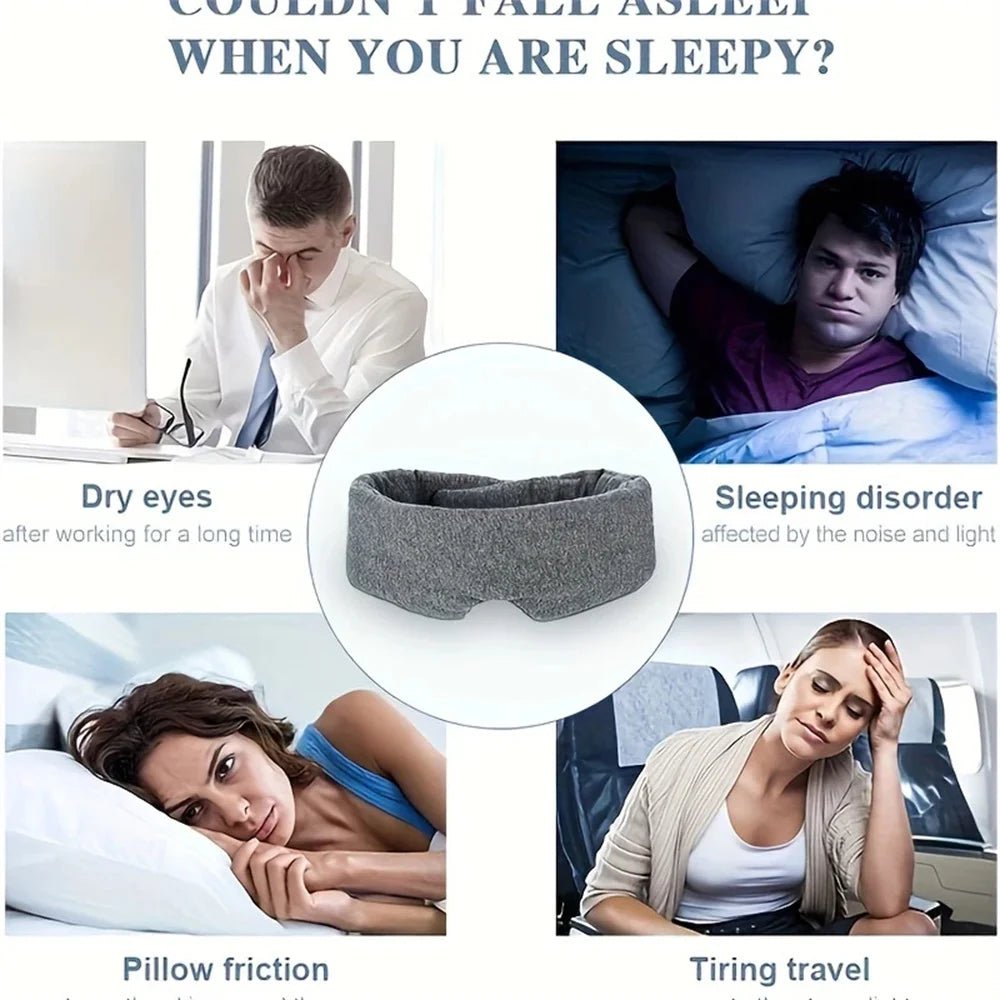 3D Blackout Sleep Mask – Soft Breathable Zero-Pressure Eye Cover with Adjustable Strap | Portable Travel & Health Sleep Aid - sensationmarketsensationmarket14:200003699#1pc3D Blackout Sleep Mask – Soft Breathable Zero-Pressure Eye Cover with Adjustable Strap | Portable Travel & Health Sleep Aid1pc
