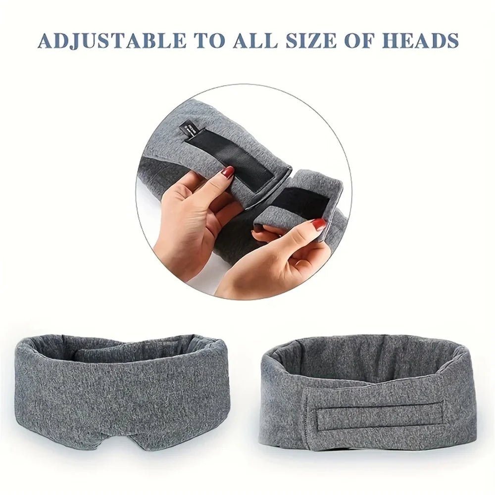 3D Blackout Sleep Mask – Soft Breathable Zero-Pressure Eye Cover with Adjustable Strap | Portable Travel & Health Sleep Aid - sensationmarketsensationmarket14:200003699#1pc3D Blackout Sleep Mask – Soft Breathable Zero-Pressure Eye Cover with Adjustable Strap | Portable Travel & Health Sleep Aid1pc