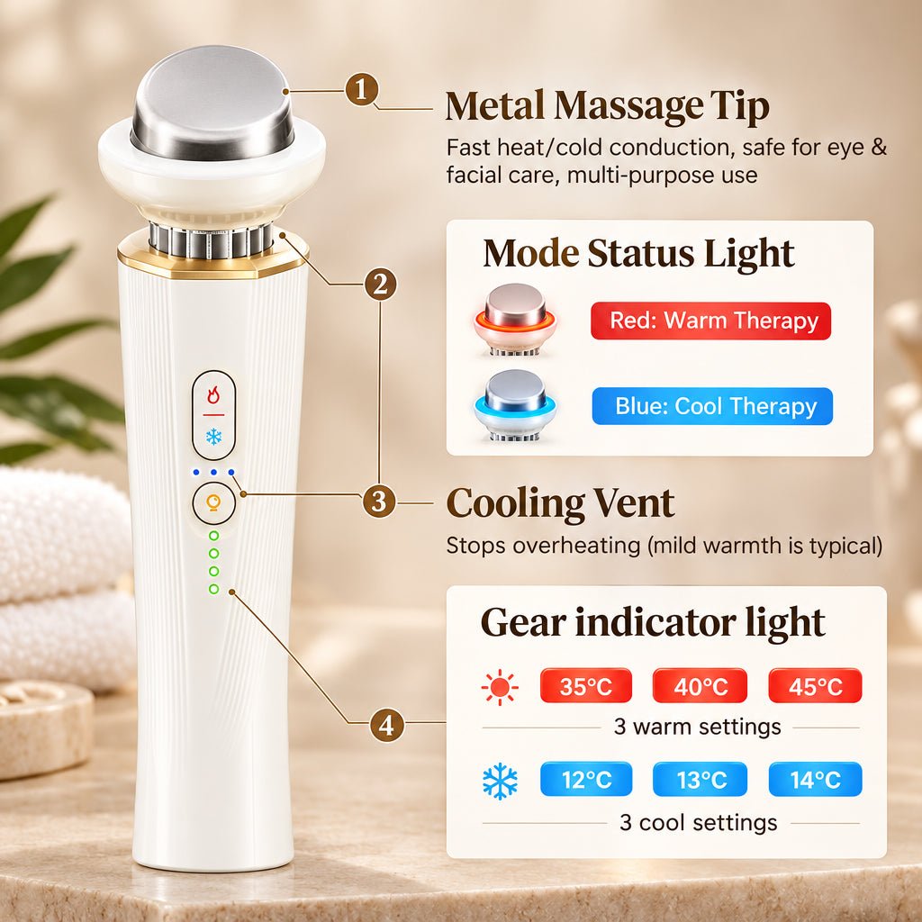 4-in-1 Cold & Hot Face Roller Eye Massager – LED Light Therapy Depuffing Wand with 3 Modes for Puffiness Relief & Skin Care - sensationmarketsensationmarket14:350850#With Box4-in-1 Cold & Hot Face Roller Eye Massager – LED Light Therapy Depuffing Wand with 3 Modes for Puffiness Relief & Skin CareWith Box