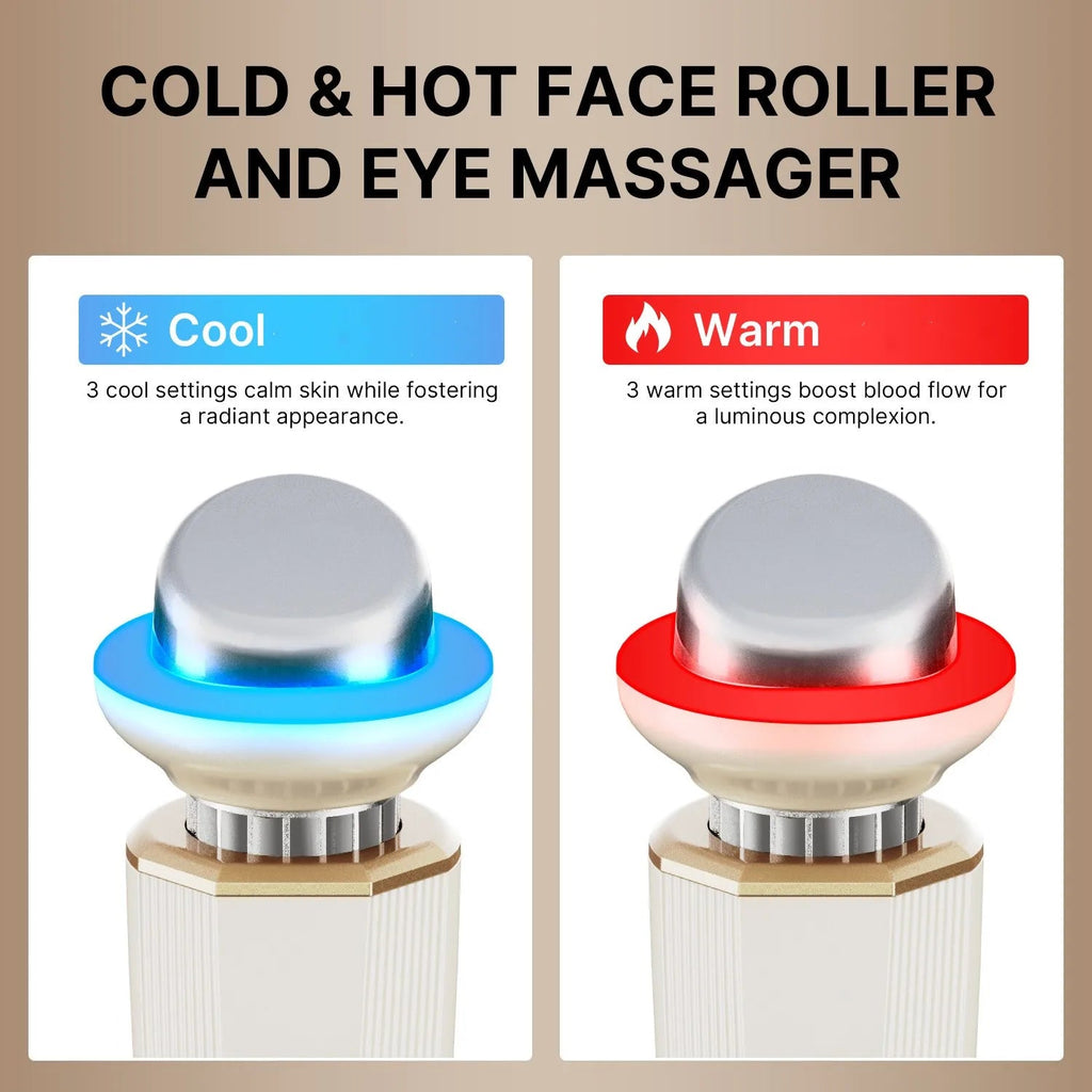 4-in-1 Electric Facial Beauty Massager – Hot & Cold Therapy, Red Light & Vibration for Skin Firming, Lifting & Rejuvenation - sensationmarketsensationmarket14:29#White4-in-1 Electric Facial Beauty Massager – Hot & Cold Therapy, Red Light & Vibration for Skin Firming, Lifting & RejuvenationWhite
