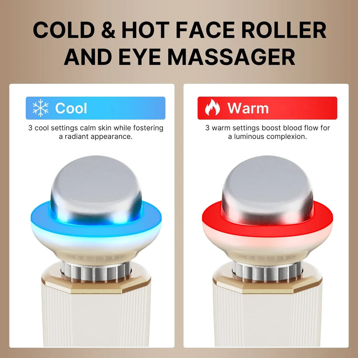 4-in-1 Electric Facial Beauty Massager – Hot & Cold Therapy, Red Light & Vibration for Skin Firming, Lifting & Rejuvenation - sensationmarketsensationmarket14:29#White4-in-1 Electric Facial Beauty Massager – Hot & Cold Therapy, Red Light & Vibration for Skin Firming, Lifting & RejuvenationWhite