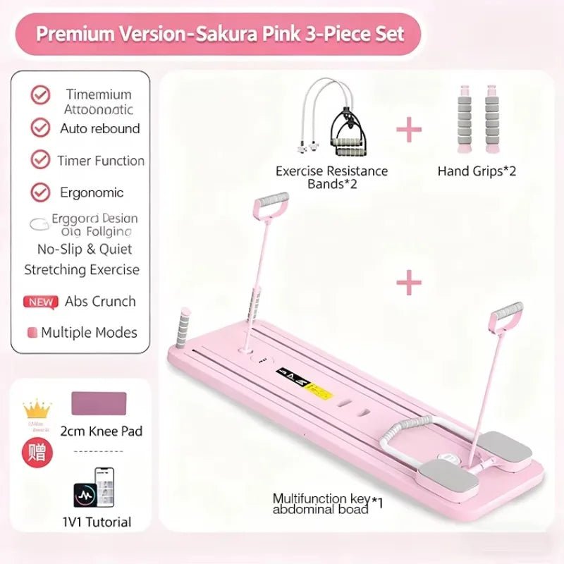 8-in-1 Home Pilates Reformer Board – Strength Training & Full-Body Fitness Exercise Equipment - sensationmarketsensationmarket14:691#PurPle8-in-1 Home Pilates Reformer Board – Strength Training & Full-Body Fitness Exercise EquipmentPurPle