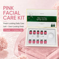SANENDI Algen-Peeling-Puder Gesichts-Set – Algen-Spicule-Puder & Lösung | 10 Ampullen für tiefenwirksame Feuchtigkeit & Hauterneuerung
