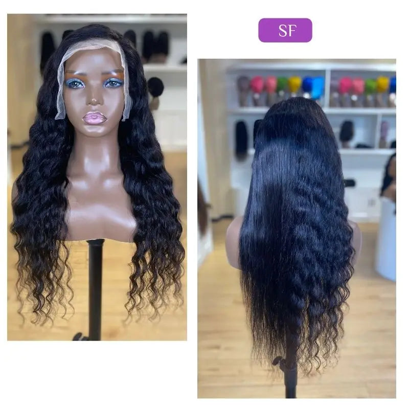 Raw Indian Hair HD Lace Front Wig – 100% Virgin Cuticle-Aligned Glueless Human Hair Wig for Black Women
