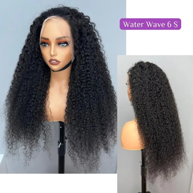 3-in-1 Glueless Burmese Curly Half Wig – Finger Coil Enden, elastischer Kordelzug & nahtloser Flip-Over | Kein Kleber, kein Nähen
