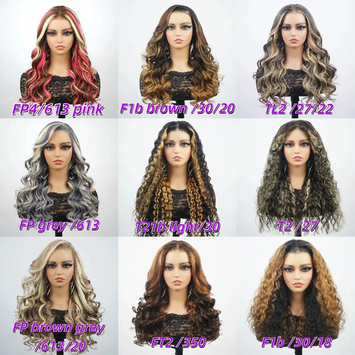 3-in-1 Glueless Burmese Curly Half Wig – Finger Coil Enden, elastischer Kordelzug & nahtloser Flip-Over | Kein Kleber, kein Nähen