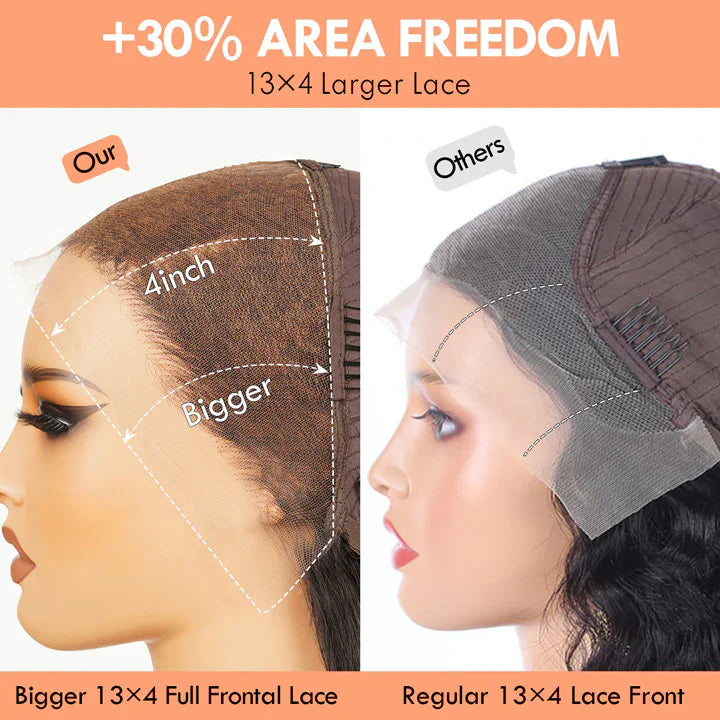 HD Lace Front Perücke aus indischem Echthaar – 100 % unbehandelte, schuppenschicht-orientierte, kleberlose Echthaarperücke für schwarze Frauen