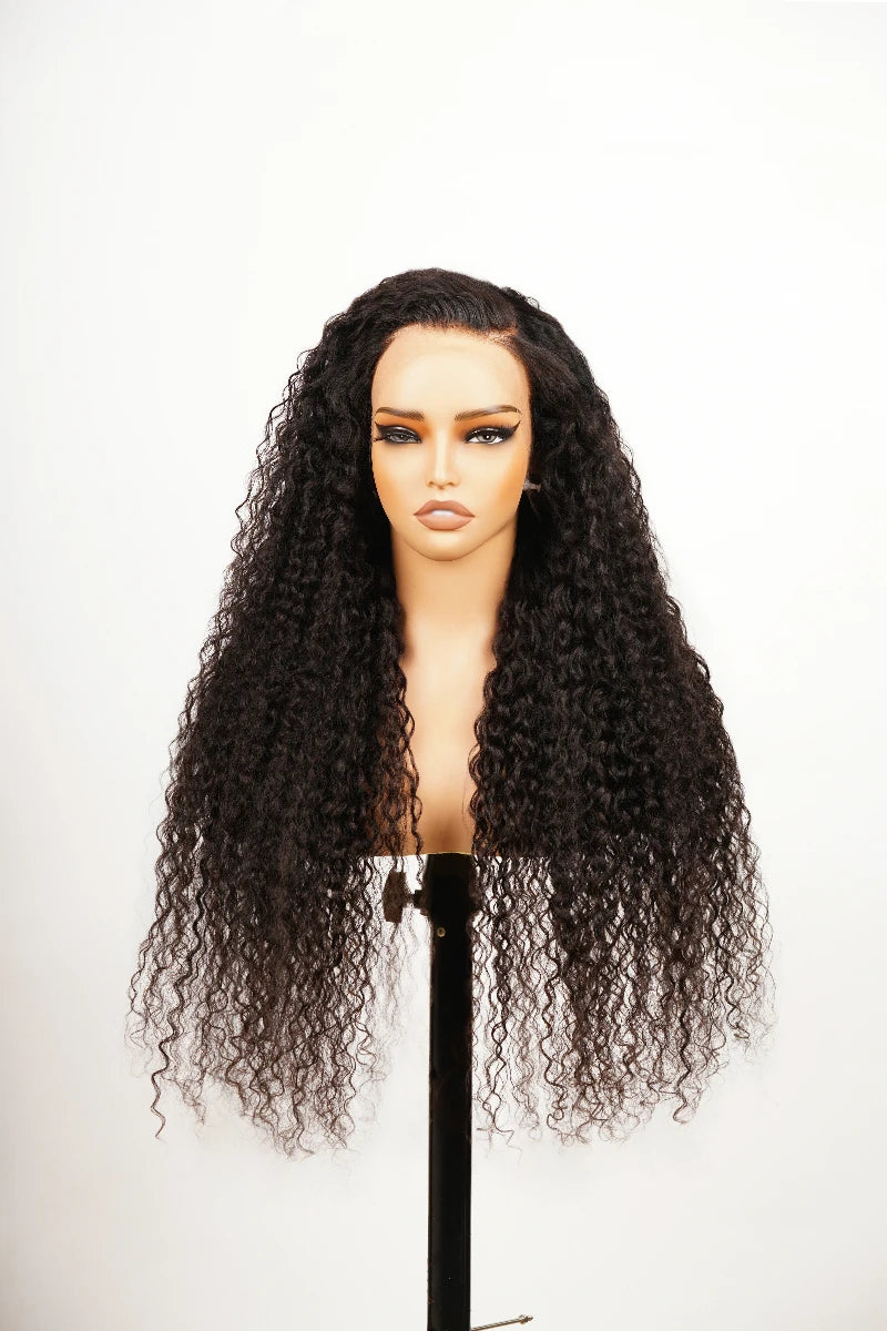 Raw Indian Hair HD Lace Front Wig – 100% Virgin Cuticle-Aligned Glueless Human Hair Wig for Black Women