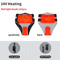 Almohadilla térmica de luz roja de 660 nm – Masaje abdominal con 162 LED para cólicos menstruales, útero frío y dolor abdominal | Dispositivo de cuidado cálido para soporte uterino