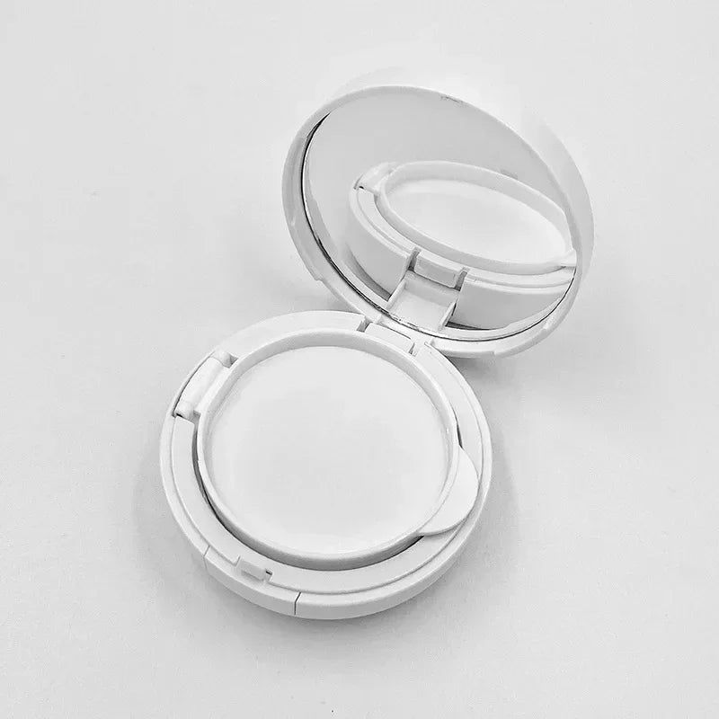 Estuche vacío para maquillaje tipo cojín de aire – Caja portátil para cosméticos de 15 g con esponja y espejo para BB cream y base de maquillaje