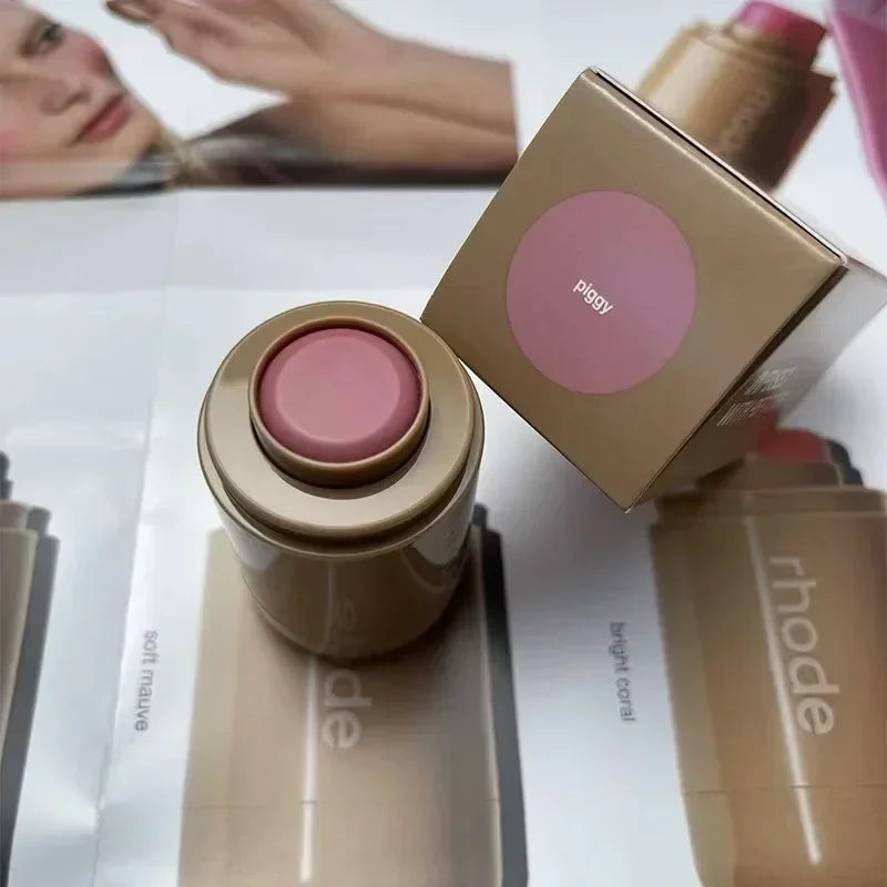 Blush et rouge à lèvres hydratant 2-en-1 – Effet bonne mine naturel et éclat instantané