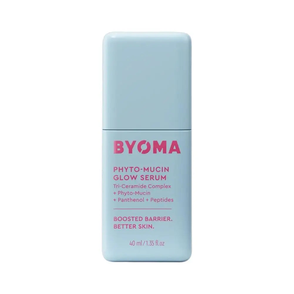 BYOMA Phyto-Mucin Glow Serum – Huile pour le visage luxueuse au complexe tri-céramide et peptides pour une hydratation intense et la réparation de la barrière cutanée