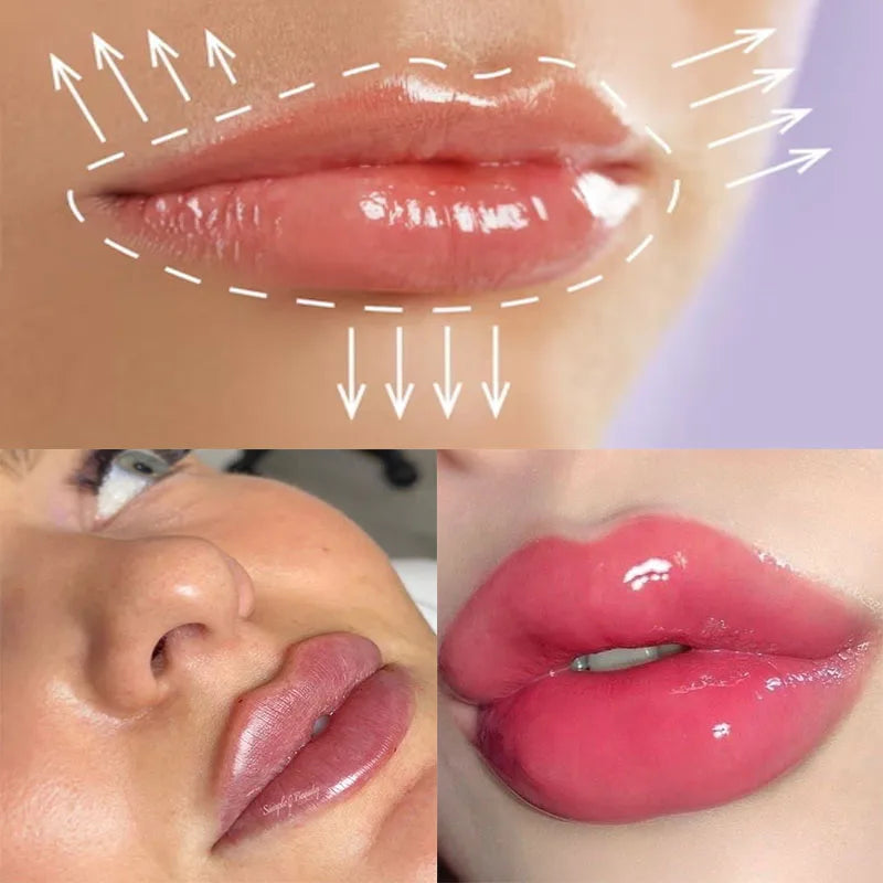 Instant Plumping Lip Essence Oil – Langanhaltendes, feuchtigkeitsspendendes Lip-Plumper-Gloss für Elastizität, pflegende Wirkung und sexy, vollere Lippen