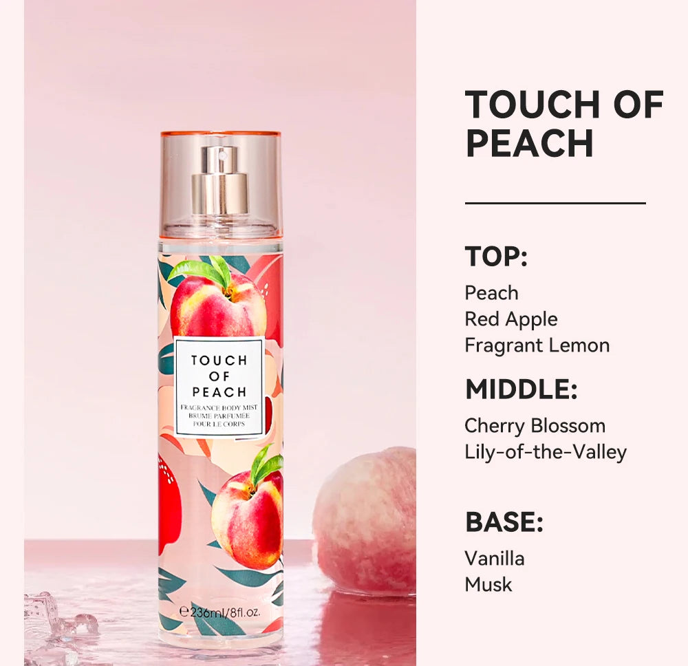 Brume parfumée florale pour le corps et les cheveux – Parfum frais longue durée pour un usage quotidien (236 ml)