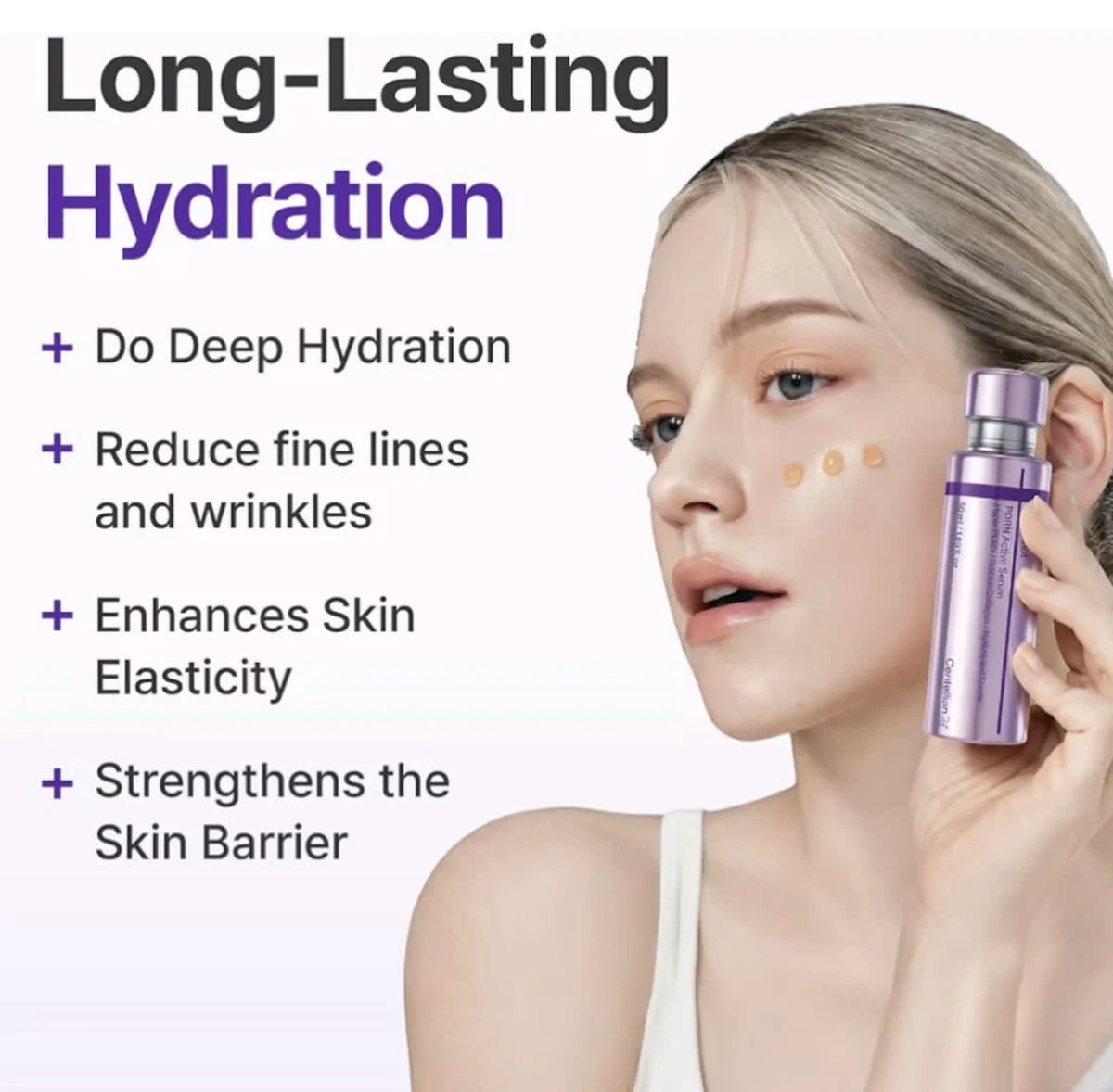Centellian24 360° Shot PDRN Active Serum – Esencia con Hyper PDRN, colágeno de cinta y elastina hidrolizada para la reducción de líneas de expresión
