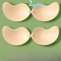 Unsichtbarer Push-up-BH – Rückenfreier, trägerloser und selbsthaftender Silikon-Bralette für Damen