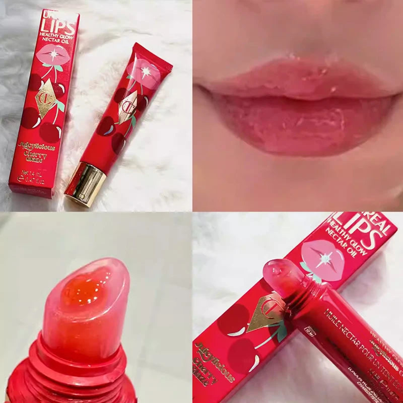 CT Collagen Lip Gloss Set – 8 feuchtigkeitsspendende Nuancen, pflegender, nicht austrocknender Lippen-Gloss für vollere, glänzendere Lippen