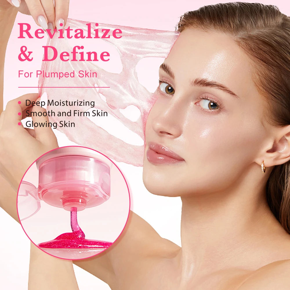 KOEC PDRN Pink Caffeine Overnight Sleeping Face Mask – Feuchtigkeitsspendende Nachtmaske für alle Hauttypen