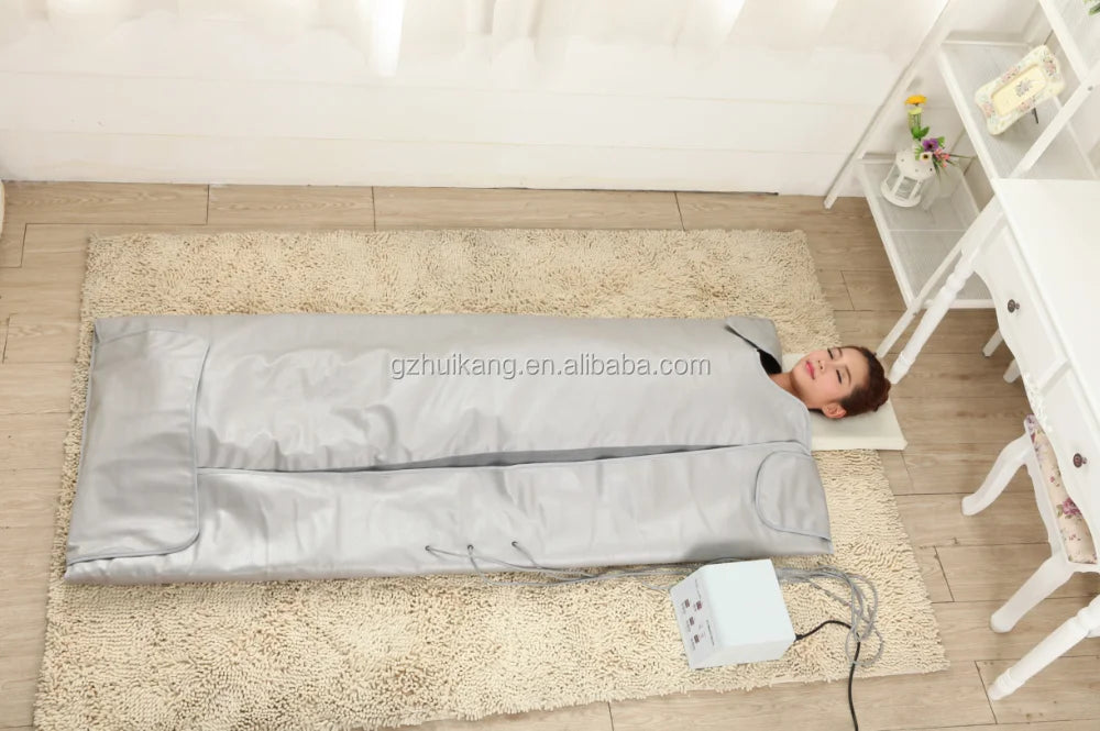 Massage-Matratze Sauna-Decke – Infrarot-Wärmedecke für Ganzkörperentspannung & Heimsauna-Nutzung