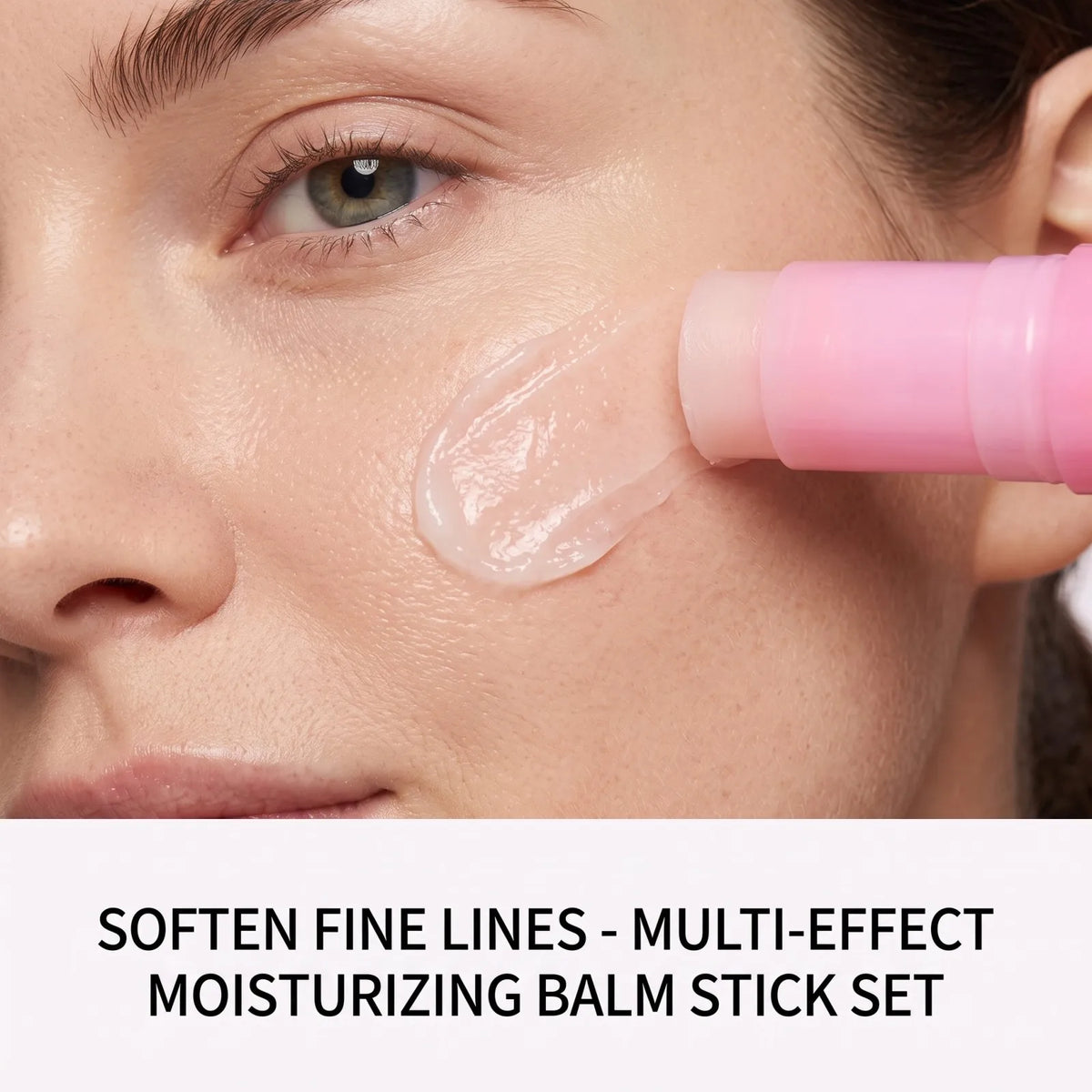 PDRN Pink Collagen Multi Balm Stick Set – 5 % PDRN feuchtigkeitsspendender, straffender & aufhellender Hautpflege-Stick für unterwegs gegen feine Linien