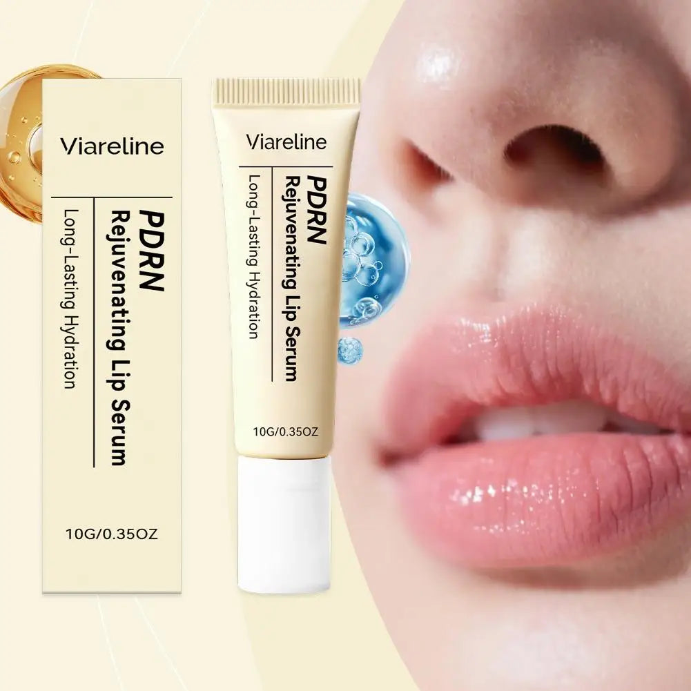 Viarelne PDRN verjüngendes Lippenserum – Jojobasamenöl & Vitamin E, langanhaltende Feuchtigkeit, Lippenpflege für die Nacht