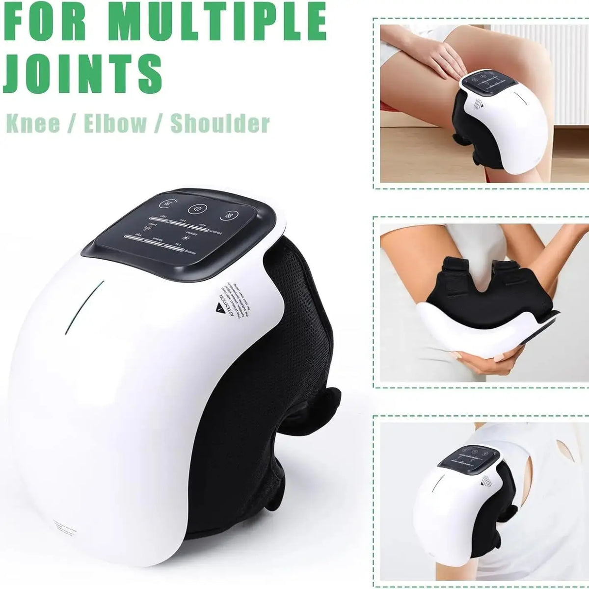 Masajeador de rodilla portátil: relajación muscular y articular para rodilla, codo y hombro | Máquina de masaje fácil de usar para toda la familia y para regalo