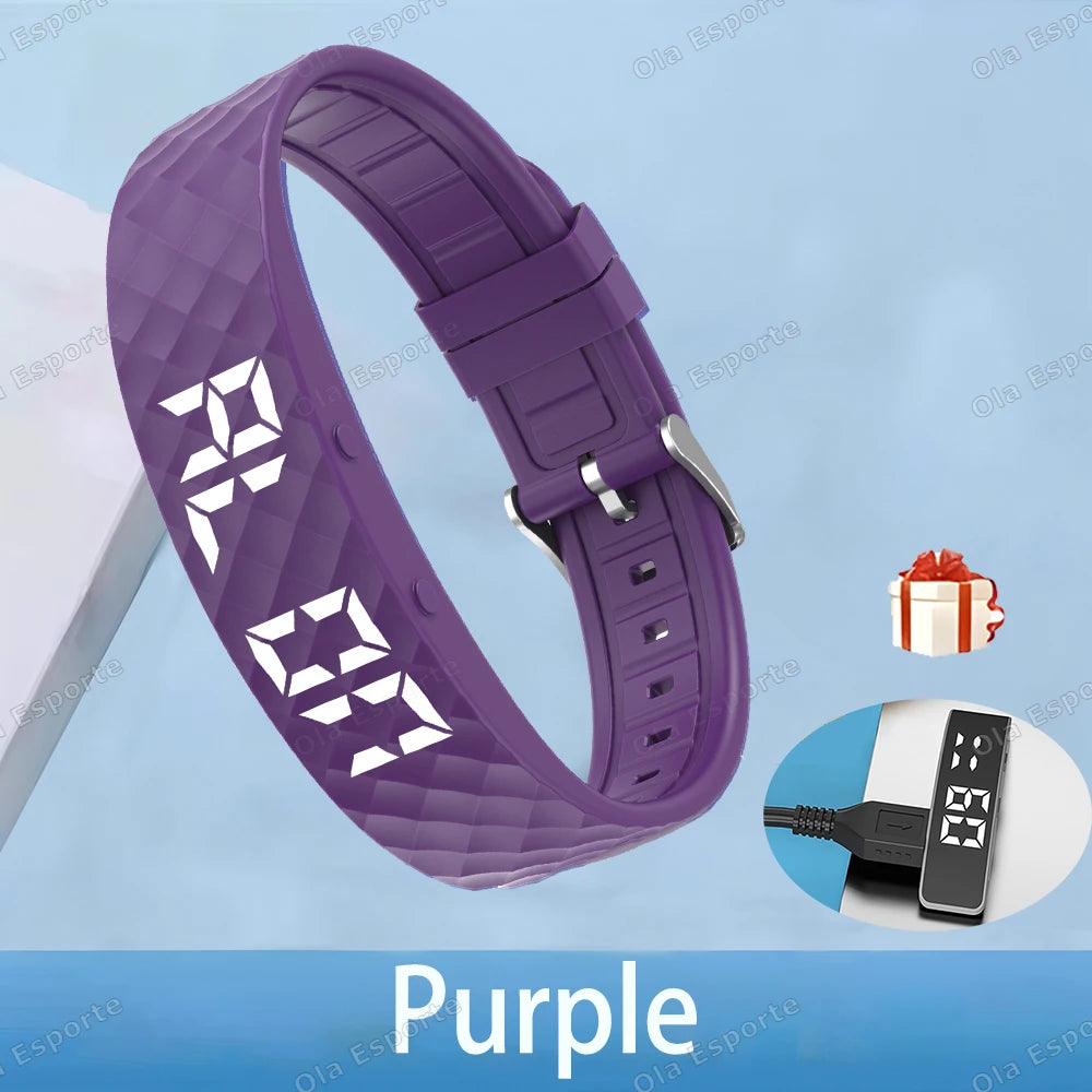 HT30 Vibrationsalarm-Armbanduhr – Lautloser Vibrationswecker, Smart-Armband für Tiefschläfer | Verstellbares Wearable-Armband für Damen & Herren