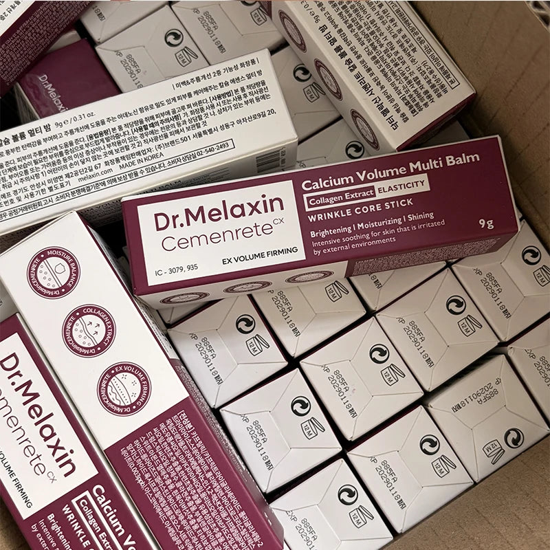 Set de crema en barra hidratante multiacción y esencia Dr.Melaxin Calcium Factor: cuidado de la piel hidratante para sequedad en otoño e invierno