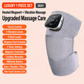Electric Heated Knee Massager – Vibration Massage Pad with 5 Heat Levels | 3-in-1 Knee, Shoulder & Elbow Brace | Magnetic Controller