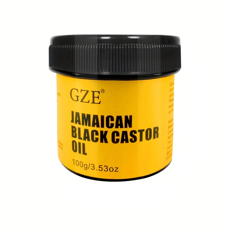 Aceite de ricino negro jamaicano: puro y prensado en frío para el crecimiento del cabello, mayor grosor y salud del cuero cabelludo