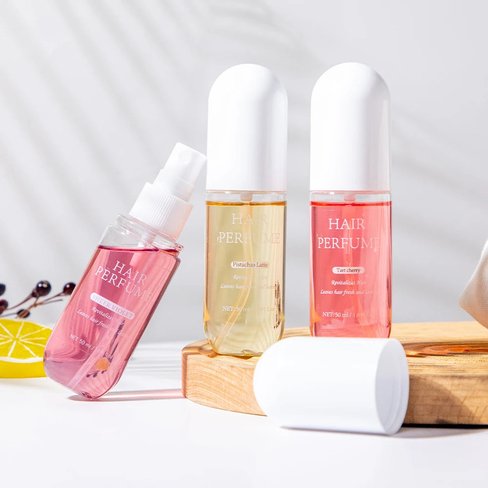 Sheer Violet Haarparfüm – 50 ml, reinigendes Deodorant-Spray für Haar, Körper & Kissen mit sanftem Moschusduft für Damen