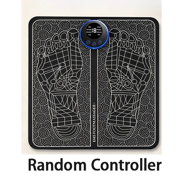 Tapis de massage électrique pour les pieds – Appareil de massage musculaire et de relaxation pour le fitness, les sports de plein air, la maison et la famille