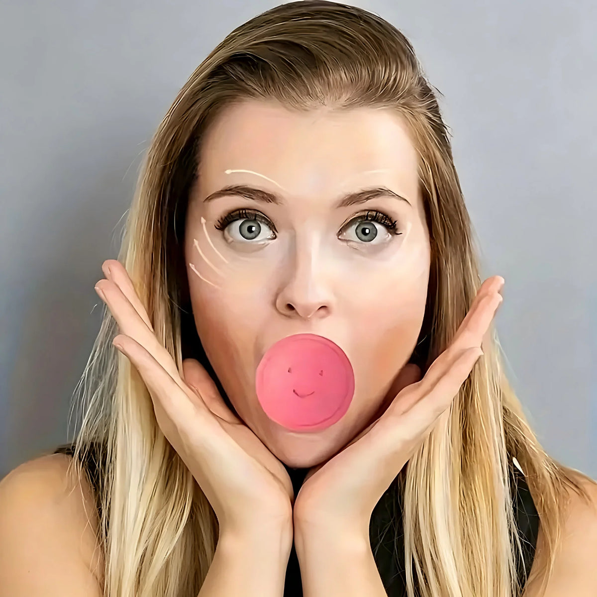 Ejercitador facial y moldeador de línea de la mandíbula – Reafirmante de la piel, eliminación de papada y reducción de surcos nasogenianos | Herramienta de adelgazamiento facial para mujeres y hombres