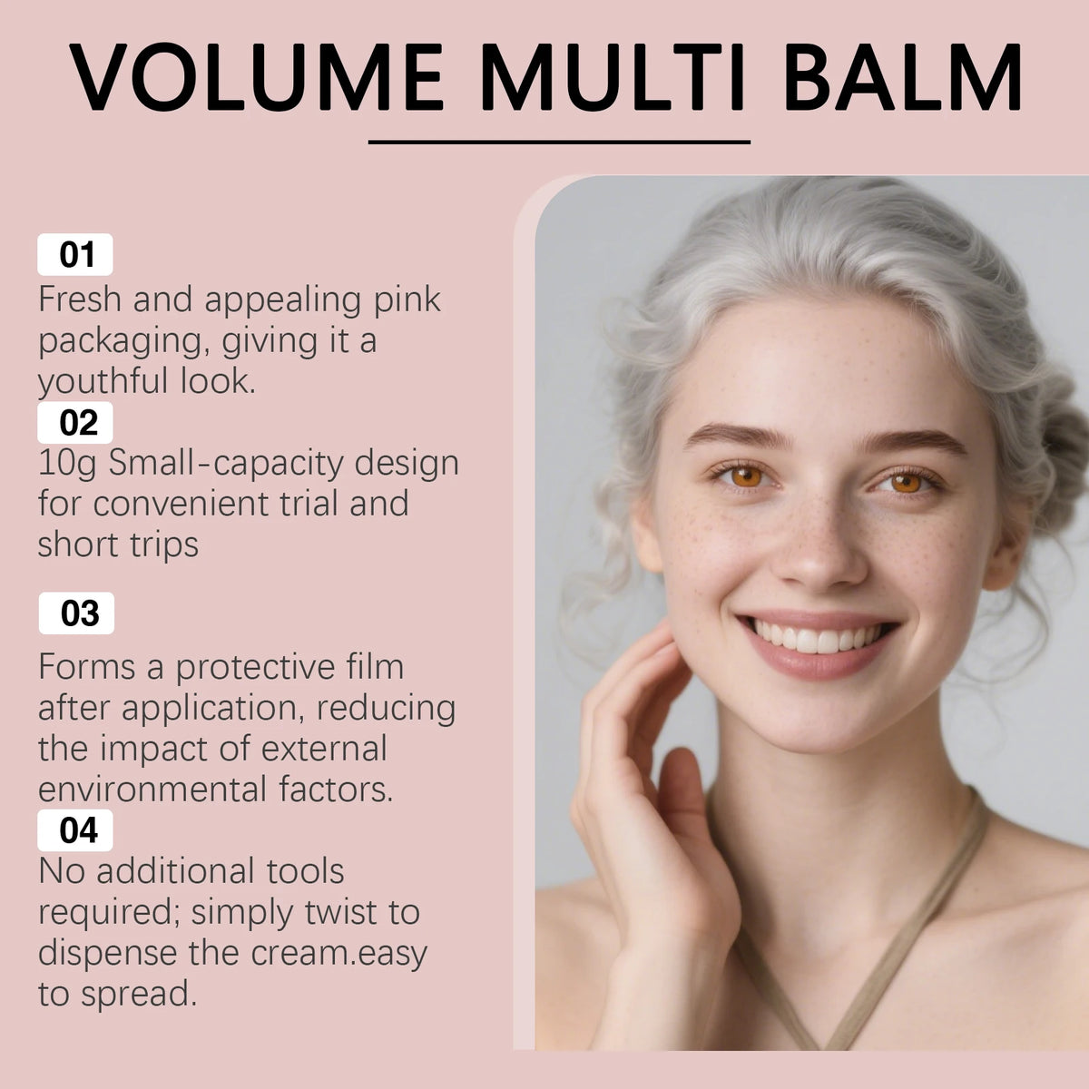 K-Beauty PDRN 5% + Volufiline Collagen Multi Balm Stick – Reparador facial, reafirmante y voluminizador antiedad para rostro, cuello y contorno de ojos