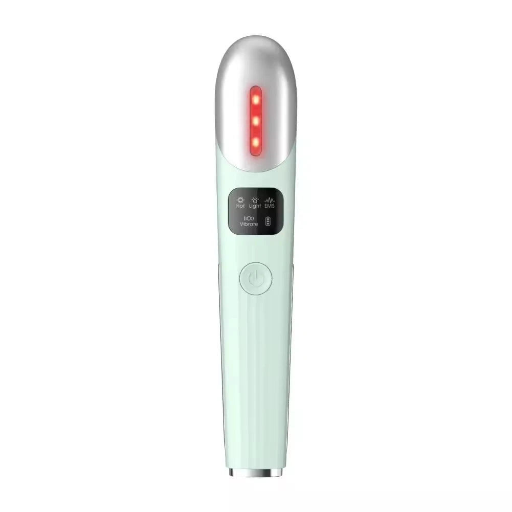 EMS-Mikrostrom-Gesichtsliftungsgerät – Rotlicht-Gesichts-Zauberstab für Augen, Hals & Gesicht | Hautstraffendes, Anti-Falten & Lifting-Beauty-Tool