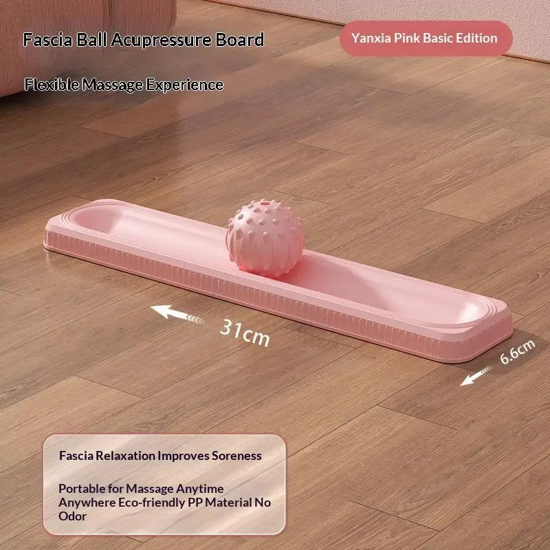 Rouleau de massage des pieds avec points d'acupression – Outil portable de soulagement musculaire profond et de soin des pieds pour la fatigue quotidienne, la fasciite plantaire et la récupération après le yoga