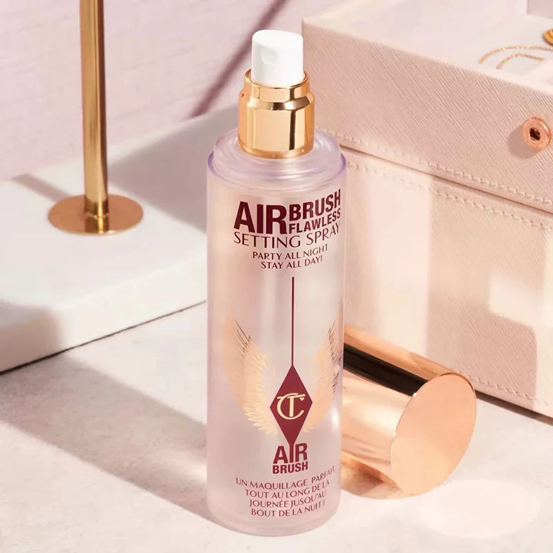 High-Gloss Make-up Setting-Spray-Puder – Aufhellender, fixierender und strahlungsverstärkender Gesichtsnebel für alle Hauttypen