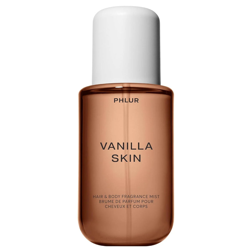 Phlur Vanilla Skin – Brume parfumée pour cheveux et corps (240 ml / 8,1 fl oz) | Spray au parfum de vanille chaude