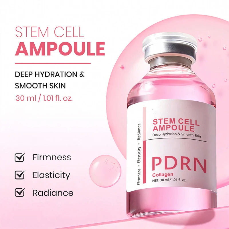 Ampolla de suero de ADN de salmón PDRN: esencia facial de reparación profunda avanzada, renovación cutánea, aclarado, fortalecimiento de la barrera y reafirmante