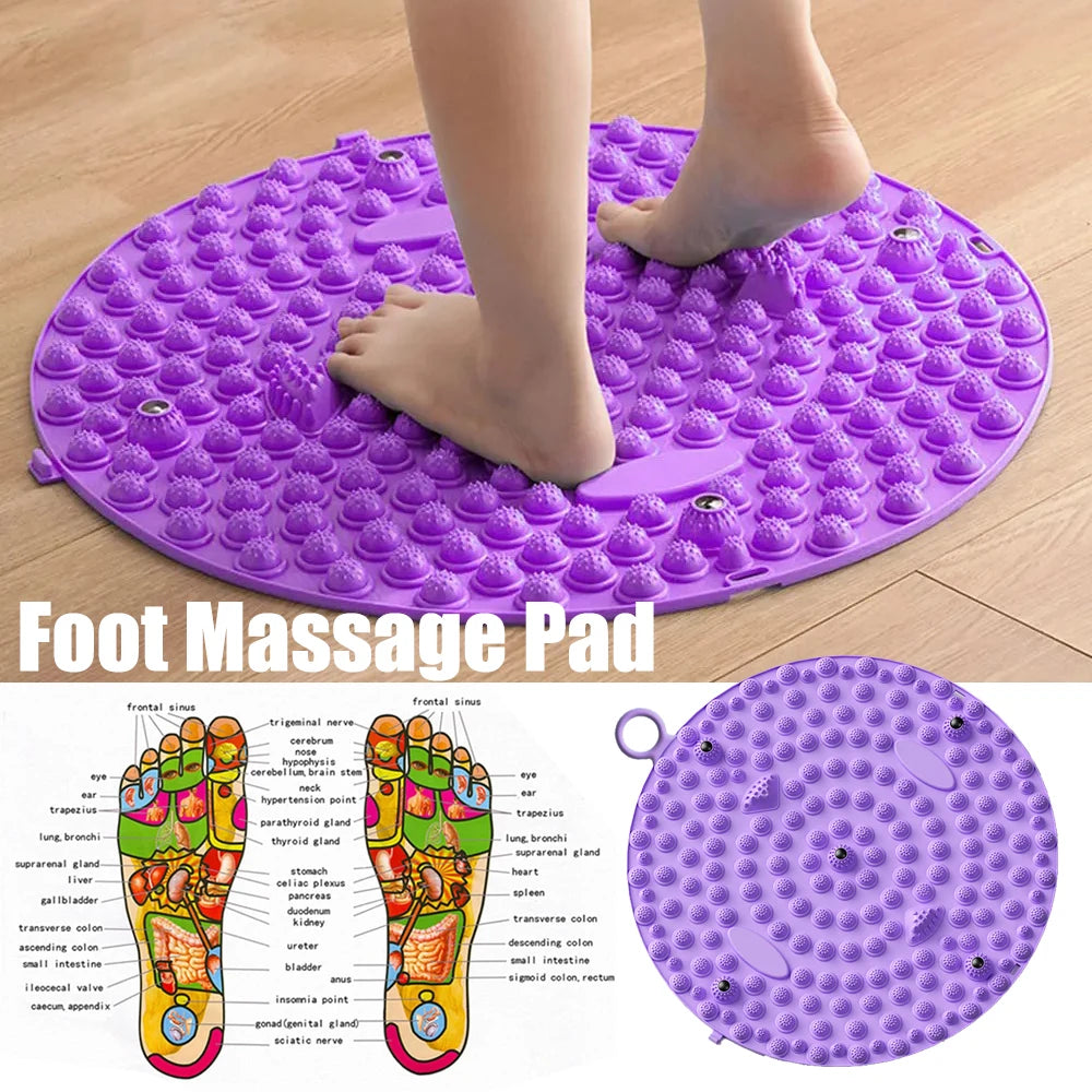 Foot Acupressure Yoga Mat – Acupoint Fingerpressure Board for Health Walk Simulation, Relaxation & Foot Fatigue Relief | Anti-Stone Massage Pad