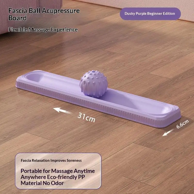 Rouleau de massage des pieds avec points d'acupression – Outil portable de soulagement musculaire profond et de soin des pieds pour la fatigue quotidienne, la fasciite plantaire et la récupération après le yoga