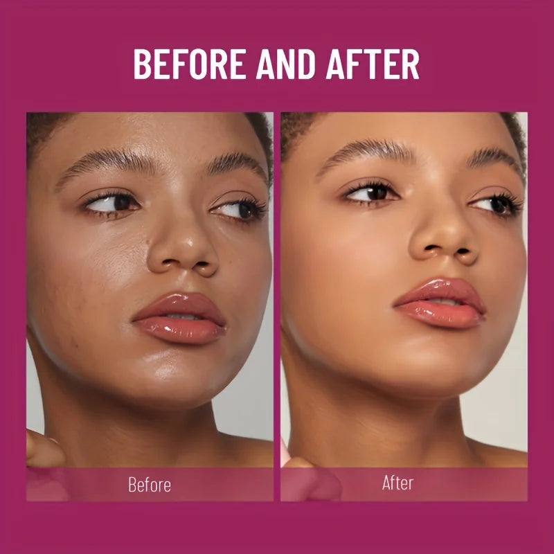 Schwämmchen-Applikator Concealer & Flüssig-Foundation – Volle Deckkraft für Augenringe, Akne, Sommersprossen & Pigmentflecken | Langanhaltende feuchtigkeitsspendende Formel